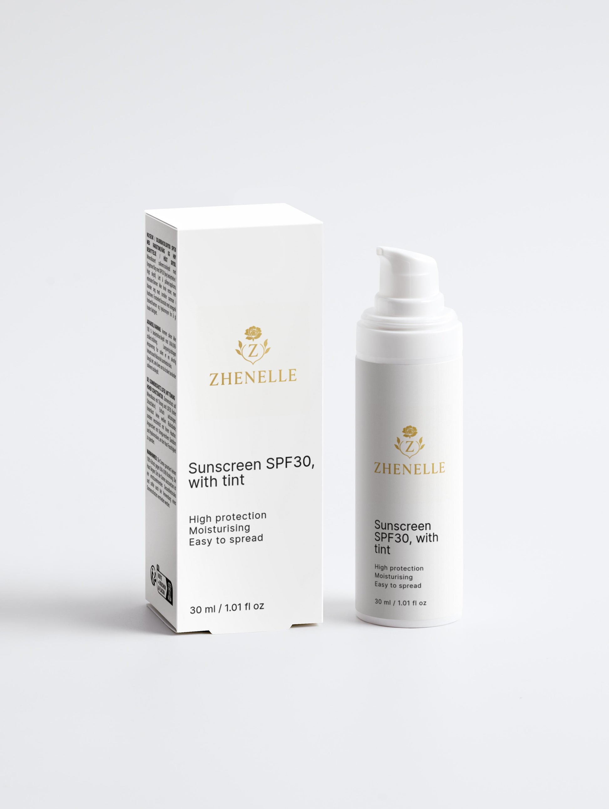 Sunscreen SPF30, with tint