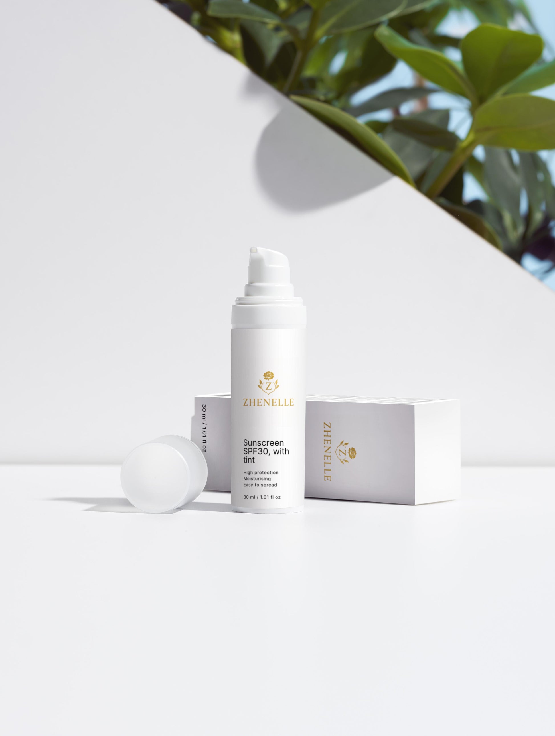 Sunscreen SPF30, with tint